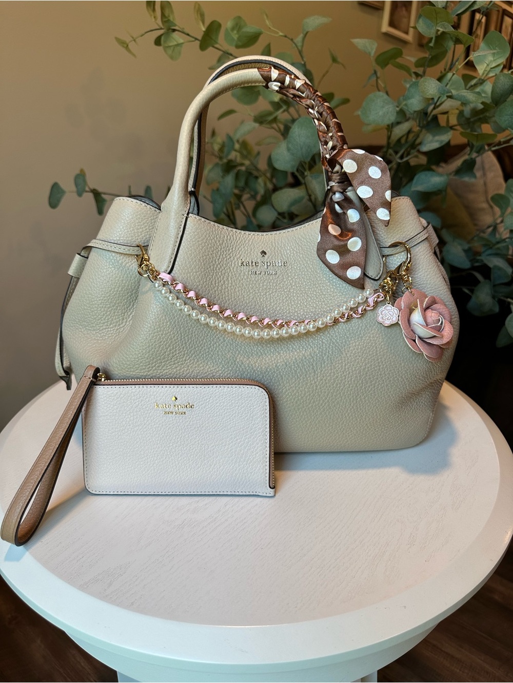 kate spade Dumpling Large Satchel and Wallet Set - NWOT